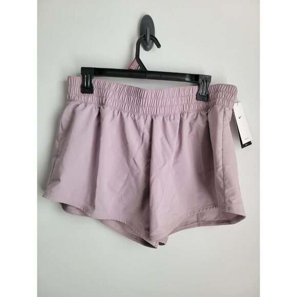 New Nike Women's Brief Lined loose Fit 3" Running Shorts Lavendar Sz XL - Picture 1 of 5